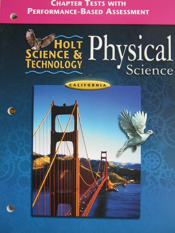 (image for) Holt Physical Science Chapter Tests (CA)(P)