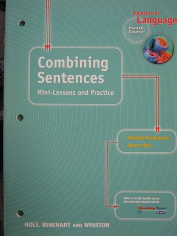 (image for) Elements of Language 4th Course Combining Sentences (P)