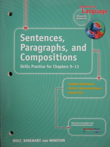 (image for) Elements of Language 4th Course Sentences Paragraphs (P)