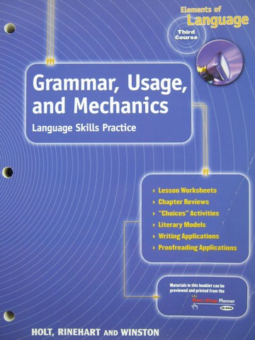 (image for) Elements of Language 3rd Course Grammar Usage & Mechanics (P)
