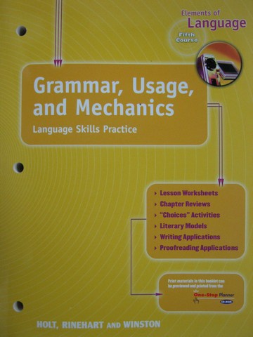 (image for) Elements of Language 5th Course Grammar Usage & Mechanics (P)