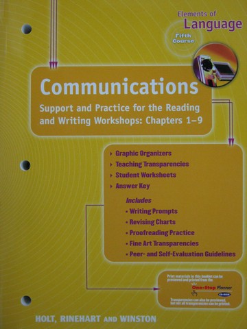 (image for) Elements of Language 5th Course Communications (P)