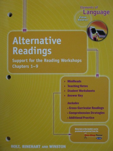(image for) Elements of Language 5th Course Alternative Readings (P)