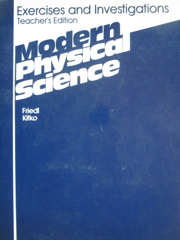 (image for) Modern Physical Science Exercises & Investigations TE (TE)(P)