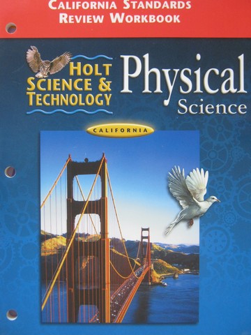 (image for) Holt Physical Science Standards Review Workbook (CA)(P)