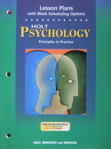 (image for) Psychology Principles in Practice Lesson Plans with Block (P)