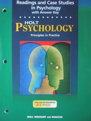 (image for) Psychology Principles in Practice Readings & Case Studies (P)