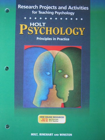 (image for) Psychology Principles in Practice Research Projects (P)