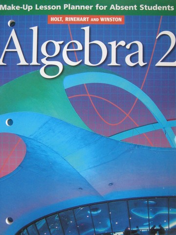 (image for) Algebra 2 Make-Up Lesson Planner for Absent Students (P)