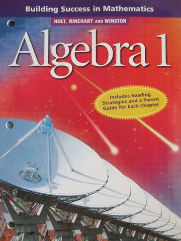 (image for) Algebra 1 Building Success in Mathematics (P) - Click Image to Close