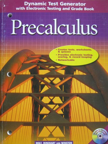 (image for) Precalculus A Graphing Approach Dynamic Test Generator (P) NO CD