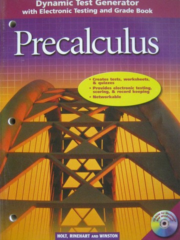 (image for) Precalculus A Graphing Approach Dynamic Test Generator (P)