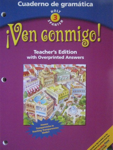 (image for) Ven conmigo! 3 Cuaderno de gramatica TE (TE)(P)