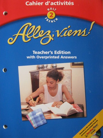 (image for) Allez, viens! 2 Cahier d'activites TE (TE)(P) by Jill Beede