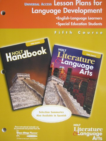 (image for) Lesson Plans for Language Development 5th Course (P)