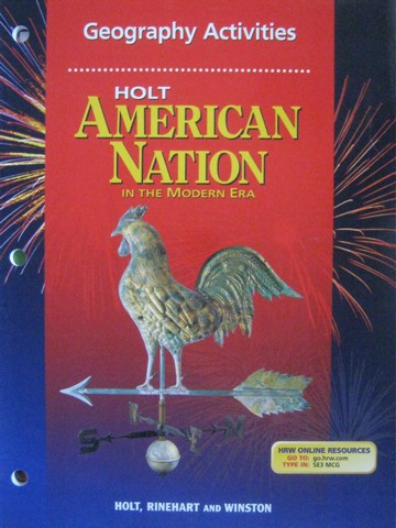 (image for) American Nation in the Modern Era Geography Activities (P)