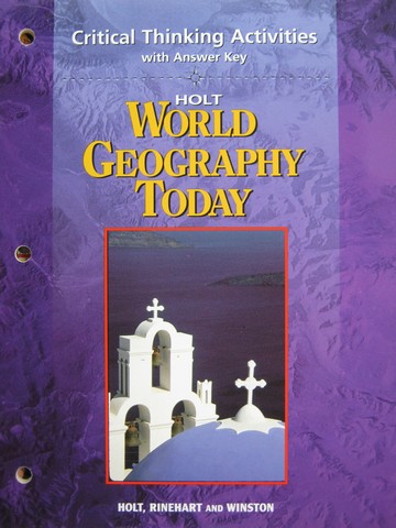 (image for) World Geography Today Critical Thinking Activities (P)