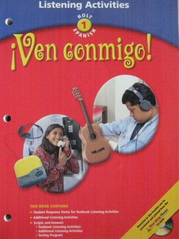(image for) Ven conmigo! 1 Listening Activities (P) by Donaho, Miller, Todd