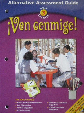(image for) Ven conmigo! 3 Alternative Assessment Guide (P) by Purdy,