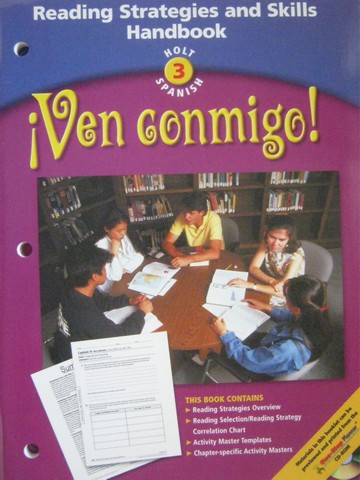 (image for) Ven conmigo! 3 Reading Strategies & Skills Handbook (P)