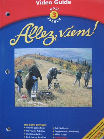 (image for) Allez, viens! 3 Video Guide (P) by Marie Ponterio