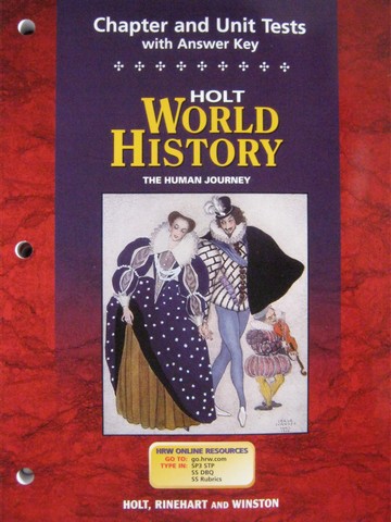 (image for) World History The Human Journey Chapter & Unit Tests (P)