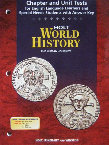 (image for) World History The Human Journey Chapter & Unit Tests (P)