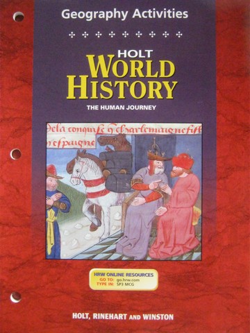 (image for) World History The Human Journey Geography Activities (P)