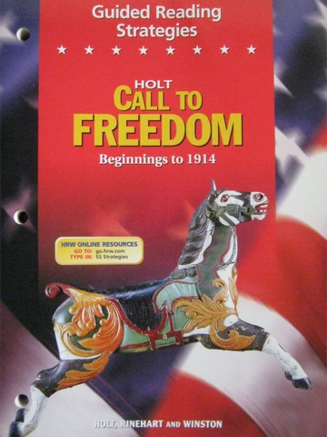 (image for) Call to Freedom Beginnings to 1914 Guided Reading Strategies (P)