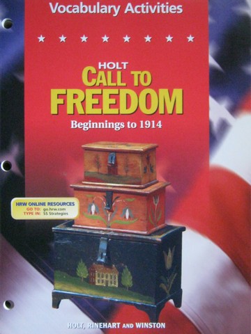 (image for) Call to Freedom Beginnings to 1914 Vocabulary Activities (P)