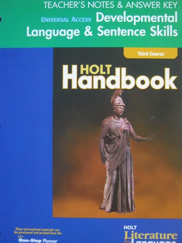 (image for) Developmental Language & Sentence Skills TE 6th Course (TE)(P)