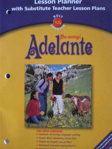 (image for) Adelante 1A Lesson Planner (P)