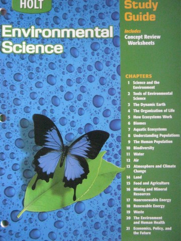 (image for) Holt Environmental Science Study Guide (P)