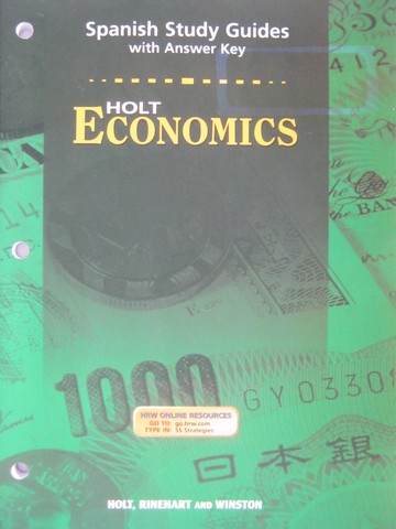 (image for) Holt Economics Spanish Study Guides with Answer Key (P)
