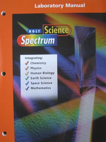 (image for) Science Spectrum Laboratory Manual (P)