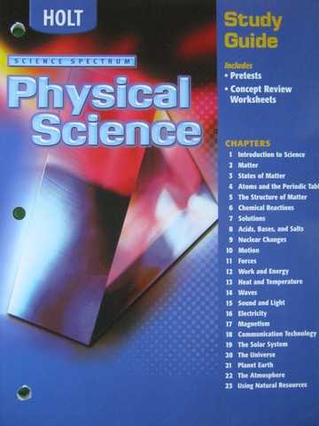 (image for) Science Spectrum Physical Science Study Guide (P)