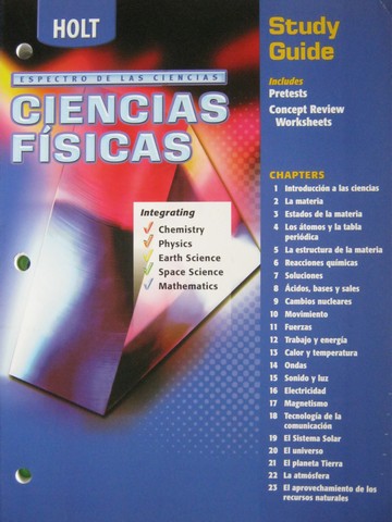 (image for) Espectro de las ciencias Ciencias Fisicas Study Guide (P)