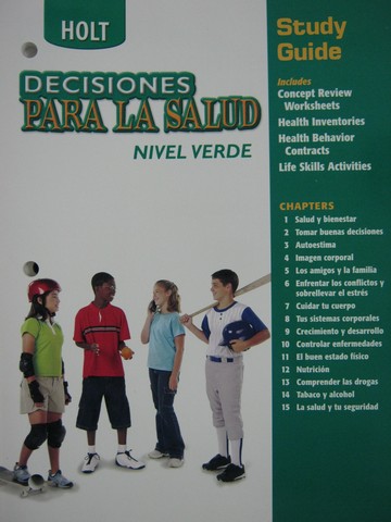 (image for) Decisiones para la salud Nivel verde Study Guide (P)