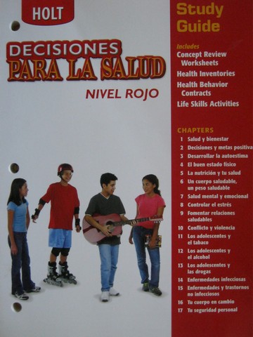(image for) Decisiones para la salud Nivel rojo Study Guide (P)