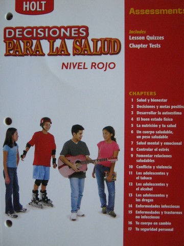 (image for) Decisiones para la salud Nivel rojo Assessments (P)