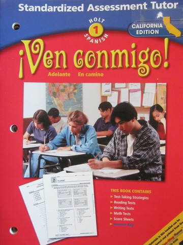 (image for) Ven conmigo! 1 Standardized Assessment Tutor (CA)(P) by Brashier