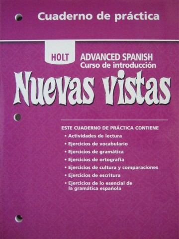 (image for) Nuevas vistas Curso de introduccion Cuaderno de practica (P)