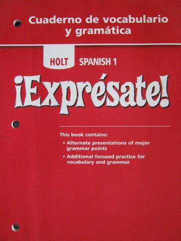(image for) Expresate! 1 Cuaderno de vocabulario y gramatica (P)