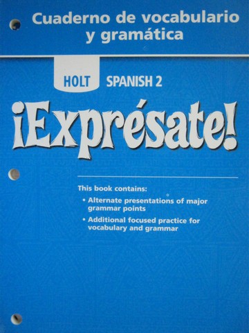 (image for) Expresate! 2 Cuaderno de vocabulario y gramatica (P)