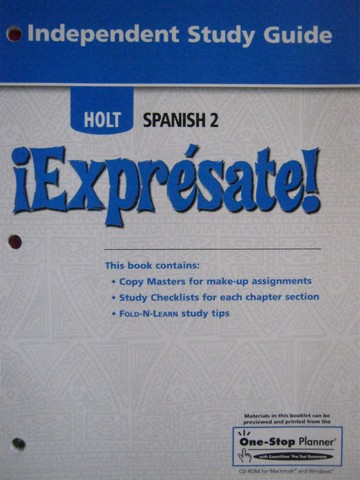 (image for) Expresate! 2 Independent Study Guide (P)