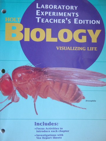 (image for) Biology Visualizing Life Laboratory Experiments TE (TE)(P)