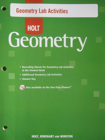 (image for) Geometry Geometry Lab Activities (P)