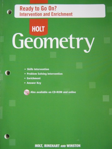(image for) Geometry Ready to Go on? Intervention & Enrichment (P)