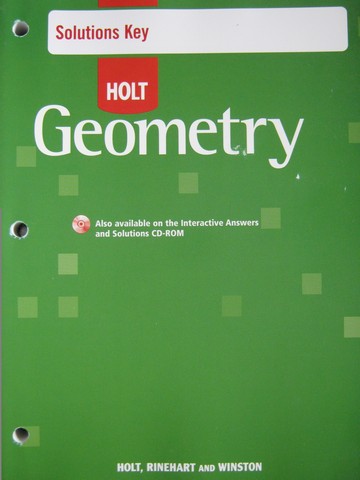 (image for) Geometry Solutions Key (P)