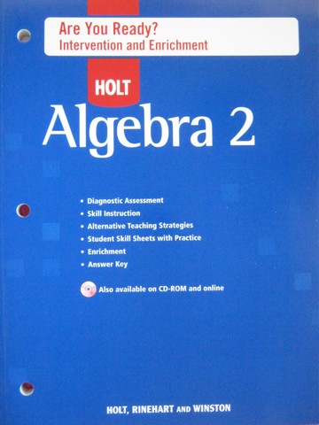 (image for) Algebra 2 Are you Ready? Intervention & Enrichment (P)